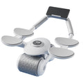 Pafal Ab Roller with Elbow Support New Upgraded Automatic Rebound Abdominal Wheel with 4 Elbow Support Timer Knee Pad Abs Workout Equipment，Dolly Core Strengthening Trainer Fitness Belly Training